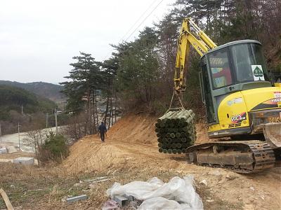 장성 축령산 모암지구 공사